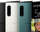 索尼Xperia 5 IV的媒体照片显示了这款紧凑型手机的几个关键规格的显示屏。(图片来源：91Mobiles/Sony - 编辑)