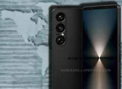 最近泄露的 Xperia 1 VII 渲染图显示，索尼坚持了该系列熟悉的设计风格。(图片来源：OnLeaks/XpertPick/Unsplash - 已编辑）