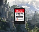 图中所示的 The Witcher 3 Complete Edition Switch 卡带