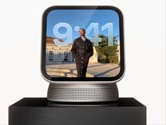Apple 即将推出的 HomePad 的非官方渲染图。