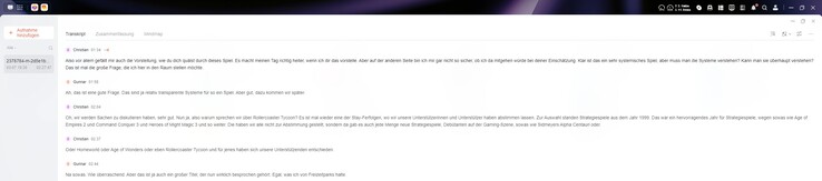 这里可以清楚地看到：较长的段落被分割开来。语音识别效果一般。