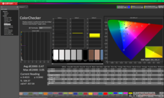 校准后的 ColorChecker