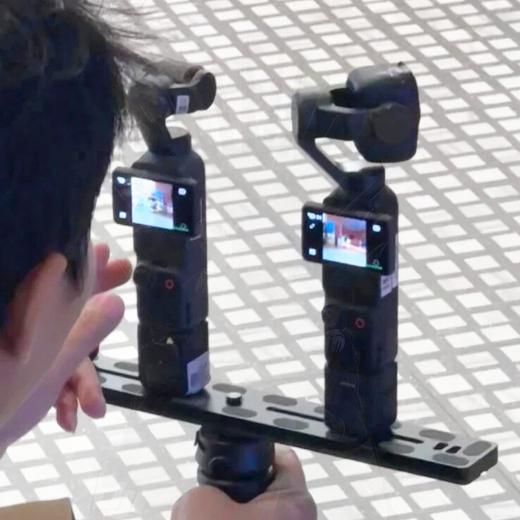 同样两台未发布的 Osmo Pocket 相机正在进行公开测试。(图片来源：via Igor Bogdanov）