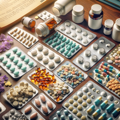 药物(DALL-E 3 生成的图像)