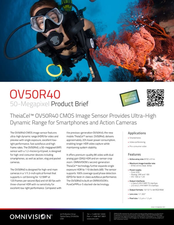(图片来源：OmniVision）