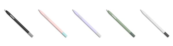 Framework Laptop 12 Stylus 有五种颜色可供选择。(图片来源：Framework）