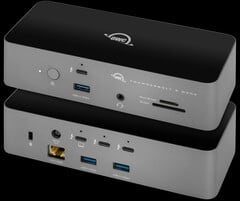 OWC 在 2025 年的 Computex 上带来了其即将推出的拥有 11 个端口的 Thunderbolt 5 底座。(图片来源：OWC）