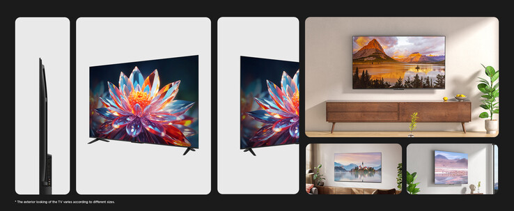 英国 TCL T6C 电视机。(图片来源：TCL）