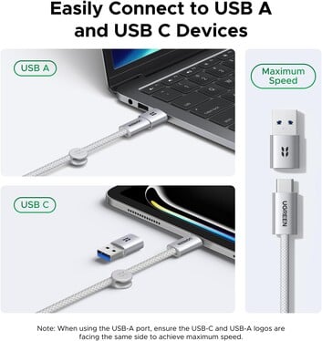 USB-A 和 USB-C 兼容性