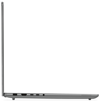 联想 Yoga Pro 9i Aura：左侧端口。(图片来源：联想）