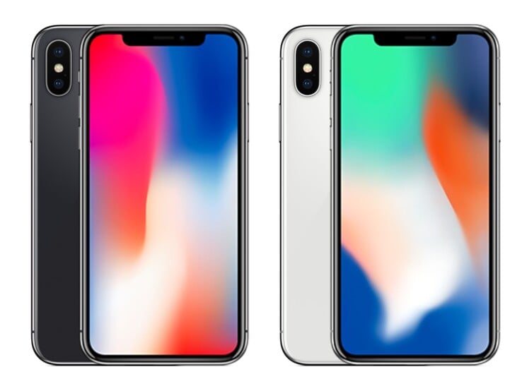 2017 年的 iPhone X,为 iPhone 十周年进行了重大重新设计。(图片来源:Apple)