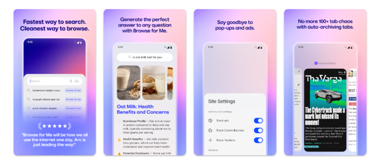Arc SearchAndroid 浏览器