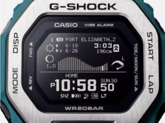 卡西欧 G-Shock GBX-100 系列以潮汐图、月亮数据和日出/日落时间等功能著称。(图片来源：卡西欧）