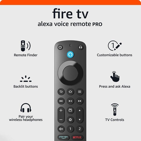 即将推出的 Fire TV Remote Plus 将取代 Fire TV Alexa Voice Remote(图中所示)。