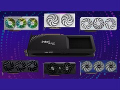 英特尔 Arc B580（如图）显卡配备 12GB GDDR6 内存。(图片来源：英特尔）