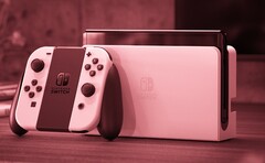 任天堂 Switch OLED 机型于 2021 年发布，采用金属机身。(图片来源：任天堂 - 已编辑）