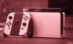 任天堂 Switch OLED 机型于 2021 年发布，采用金属机身。(图片来源：任天堂 - 已编辑）