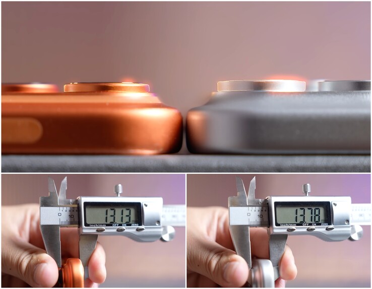 iPhone 18 Pro Max 假机的摄像头凸起比 iPhone 17 Pro Max 厚。