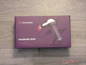 S2 按摩枪零售包装盒。