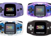 Thumby Color 有多种表面处理，其中许多灵感来自任天堂 Game Boy Advance。(图片来源：TinyCircuits）