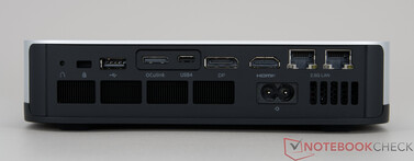 Minisforum AI X1 Pro - 后面板上的连接件