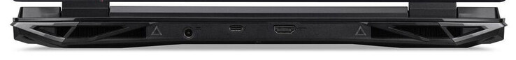 后部。电源接口、Thunderbolt 4（USB-C；Power Delivery、Displayport）、HDMI