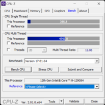 CPU-Z基准测试