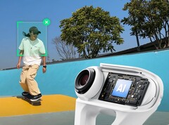 使用自己的摄像头进行被摄体追踪,使人工智能追踪器与平台无关(图片来源:Insta360)