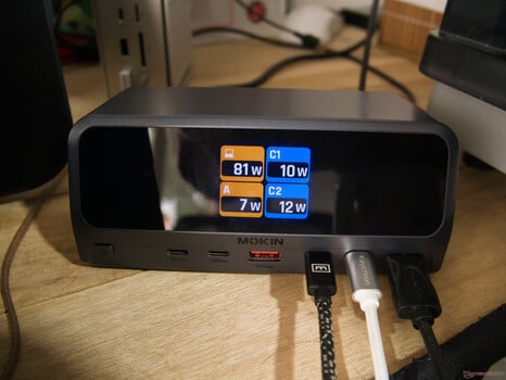 MOKiN 13合1 USB-C 扩展坞输出接口图