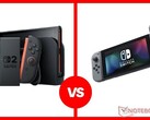 任天堂 Switch 2 与 Switch 1（图片来源：任天堂）