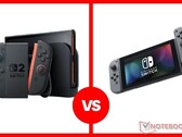 任天堂 Switch 2 与 Switch 1（图片来源：任天堂）