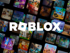 展示有 Roblox 徽标的宣传图样（图片来源：Roblox）
