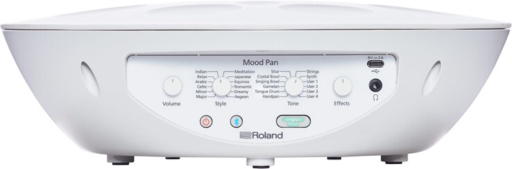 用户可以使用后部控制器控制 Roland Mood Pan。(图片来源：罗兰）