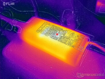 运行高负荷时，交流适配器的温度可达 32 C 以上