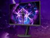 Agon Pro AGP277QKM 在中国的售价约为 486 美元。图为：一张经过编辑的宣传图片，展示了这款游戏显示器的正面。
