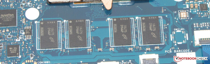 RAM是焊接的。