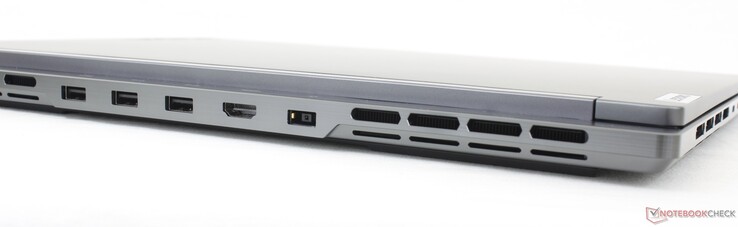 后部：3x USB-A 3.2 Gen. 2, HDMI 2.1, AC适配器