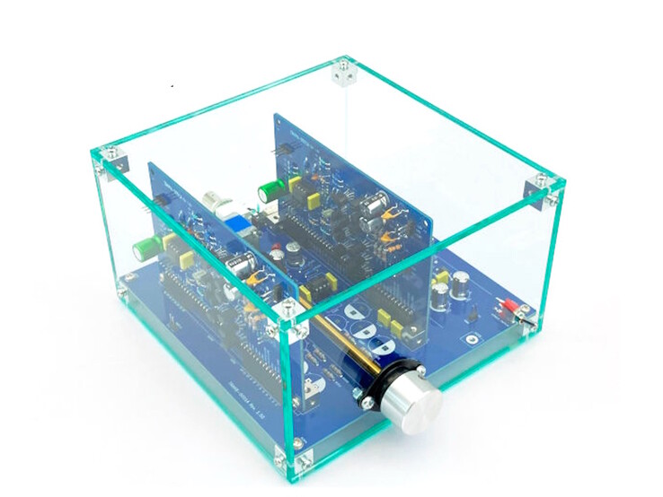 Onkyo DIY 耳机放大器套件使用高质量音量转盘。(图片来源：Onkyo）