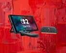 图中展示的 Switch 2 主机和 Joy-Con 2 控制器