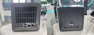 迷你 PC 的正面和背面（图片来源：Thunderobot）