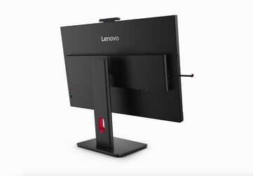 新款联想 ThinkVision T32UD 显示器的背面视图。