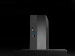 目前尚不清楚 DeskSlim X600 的上市时间。图:经过编辑的 DeskMini X600 宣传图片。 (图片来源:华擎)