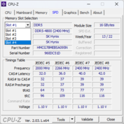 CPU-Z。SPD