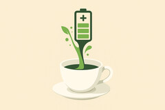 茶是圣杯废旧电池的新希望。(图片来源：GPT-image-1）