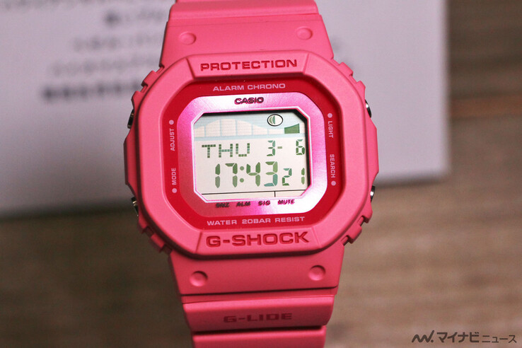 卡西欧 G-Shock G-Lide GLX-S5610-4 手表。(图片来源：Mynavi News）