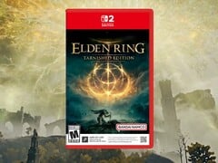 图为艾尔登指环玷污版 Switch 2 零售包装盒