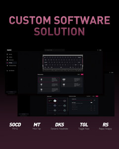 Iqunix HE 键盘由功能丰富的网络软件提供支持。(图片来源：Iqunix）