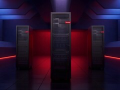 图为联想人工智能服务器