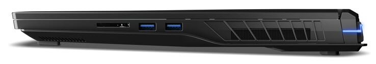 右侧SD 读卡器，2x USB 3.2 Gen 1 Type-A