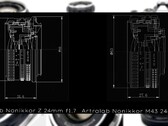 ArtraLabs 的 NONIKKOR 24 mm f/1.7 镜头将采用与之前 35 mm 版本相同的复古设计和手动对焦功能。(图片来源：YouTube 上的塑料照片 / ArtraLab - 已编辑）
